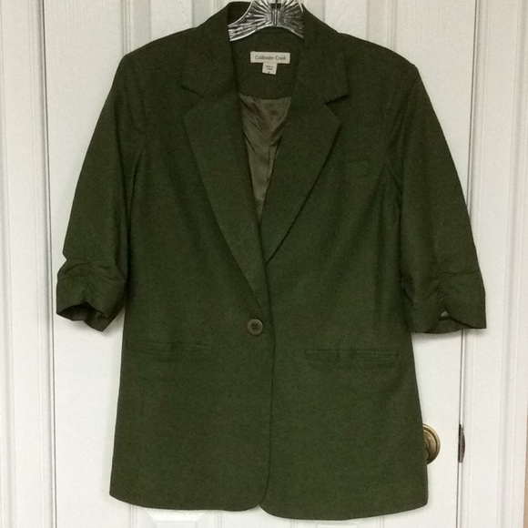 Coldwater Creek Jackets & Blazers - Beautiful green pant or career jacket